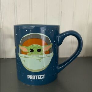 Star Wars Baby Yoda Blue Mug